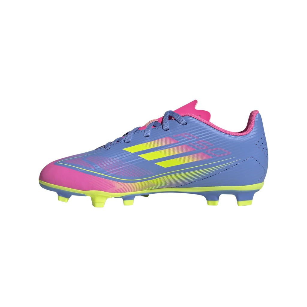 adidas F50 Club Firm Multi Ground Boots Junior Blue Lemon