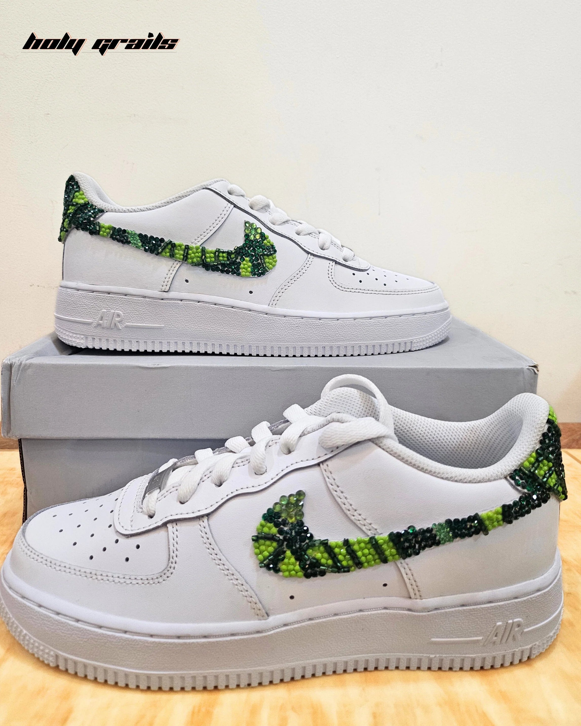 Air Force 1 x Jaded Emerald Swoosh