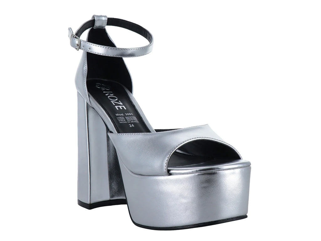 Zapatillas Roze Plata para Mujer