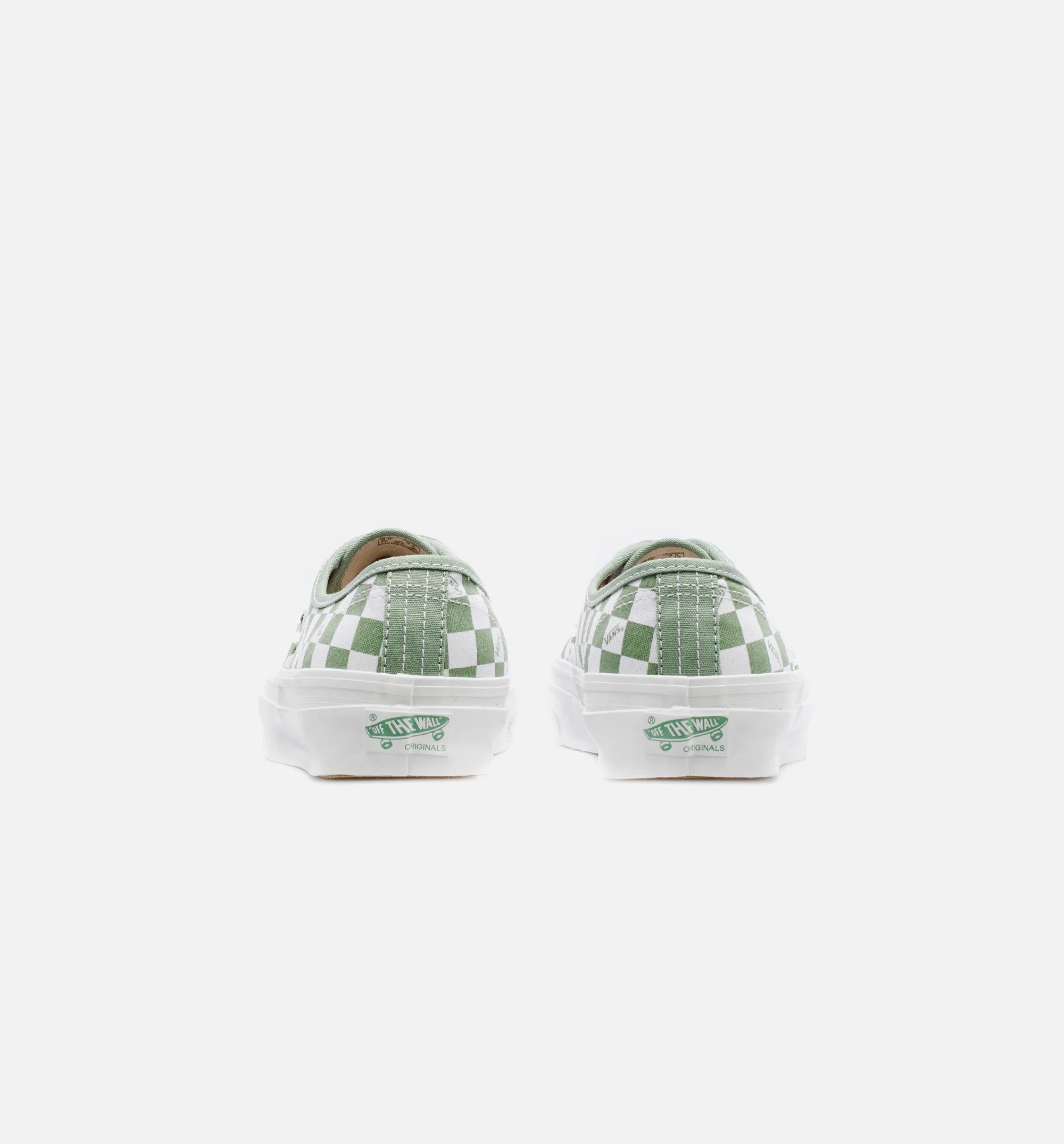Authentic LX Checkerboard Mens Skate Shoe Green White