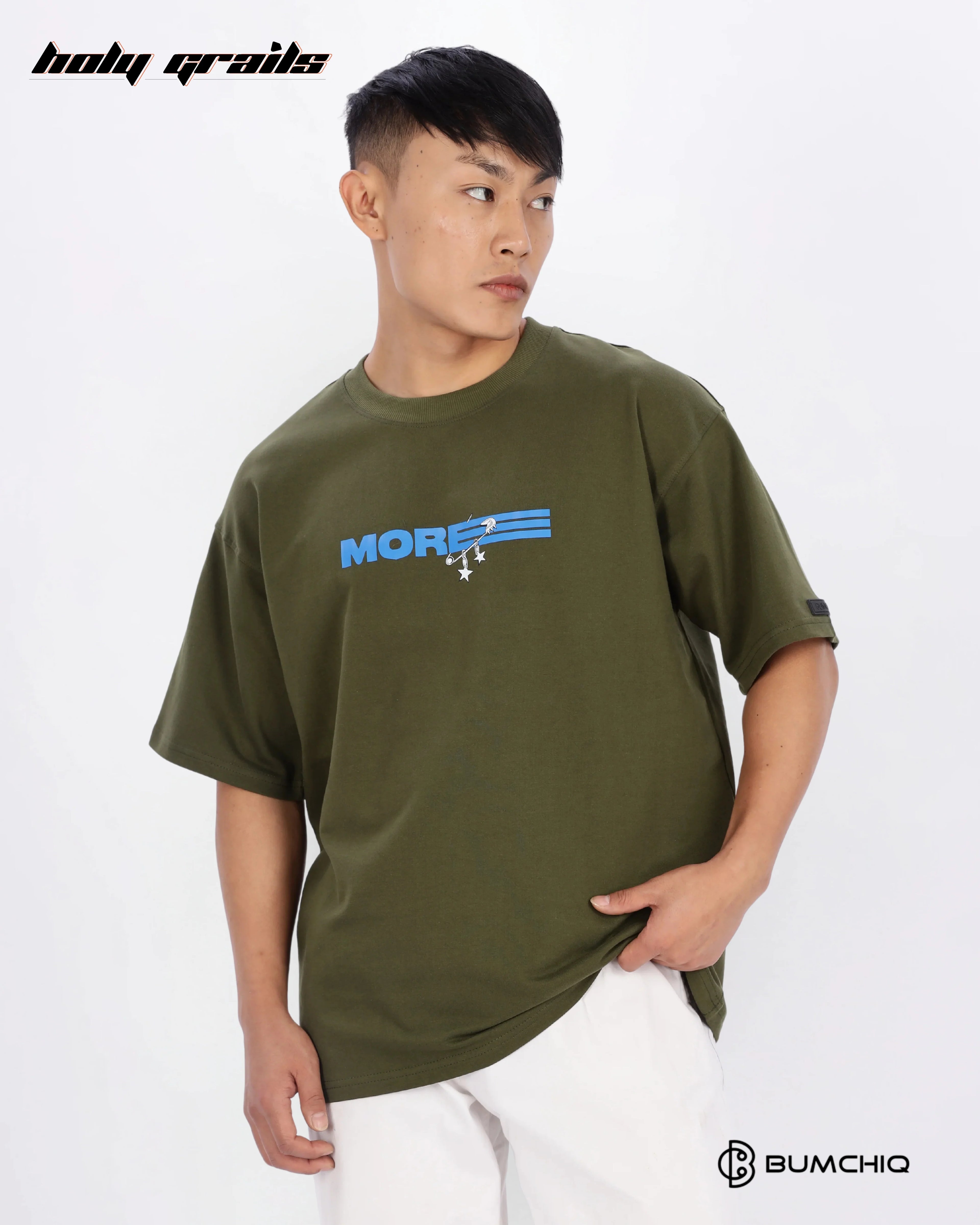 No One Green Oversize Tee HG x Bumchiq