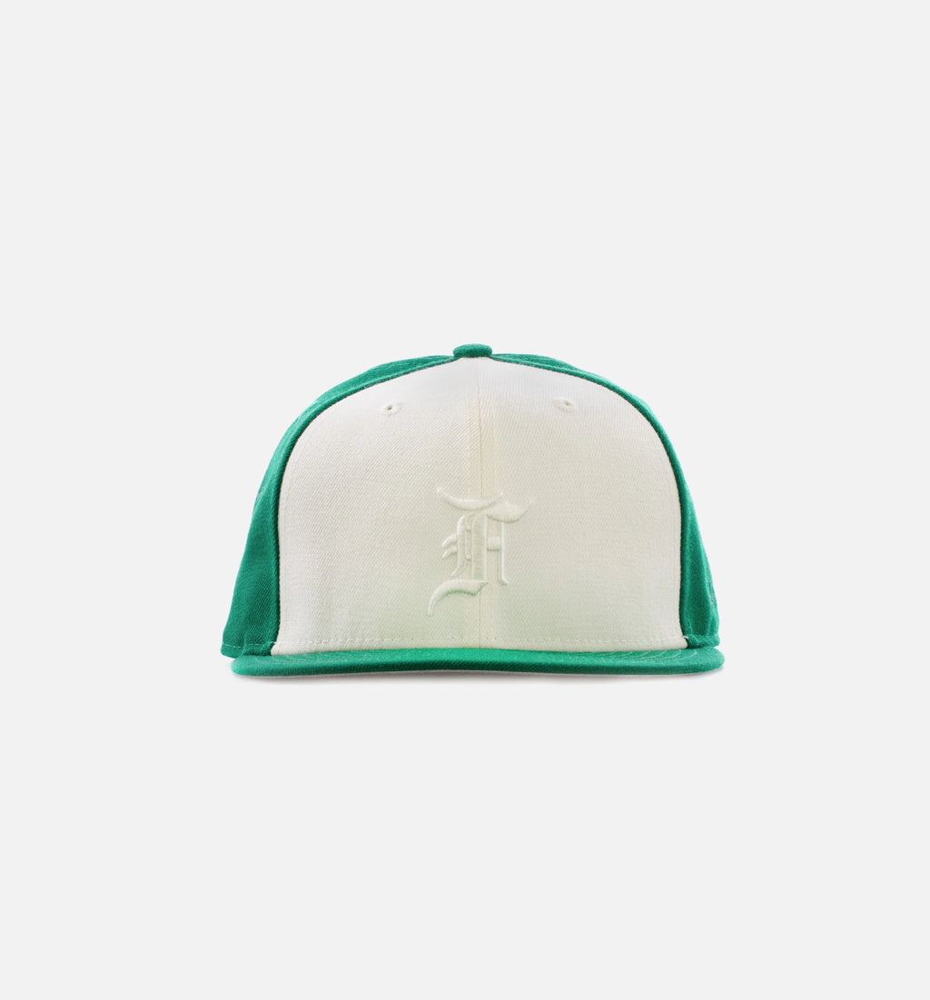 Fear Of God Essentials 59Fifty Fitted Cap Mens Hat Green White