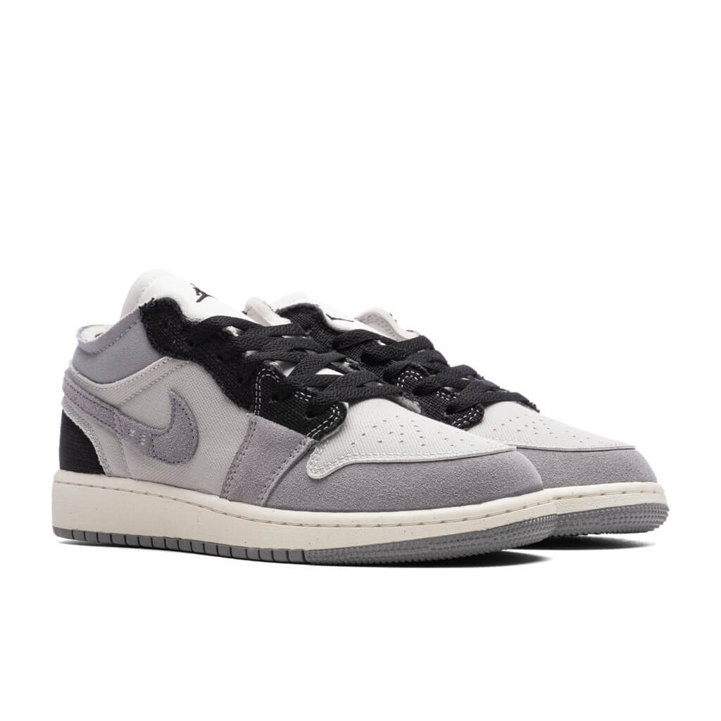 Air Jordan 1 Low SE GS Tech Grey Black Cement Grey
