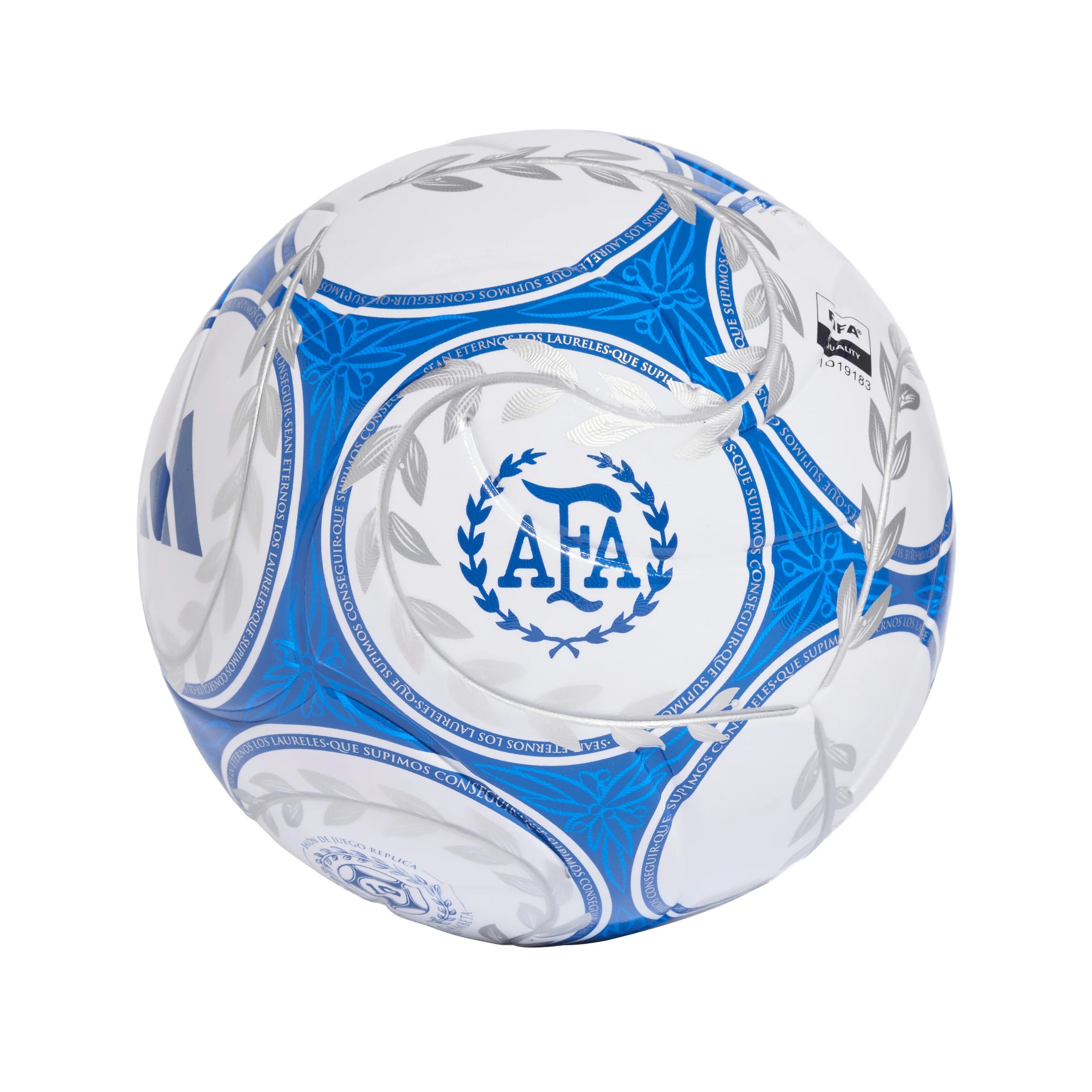 adidas Argentina AFA Argentum Gambeta League Soccer Ball White Blue