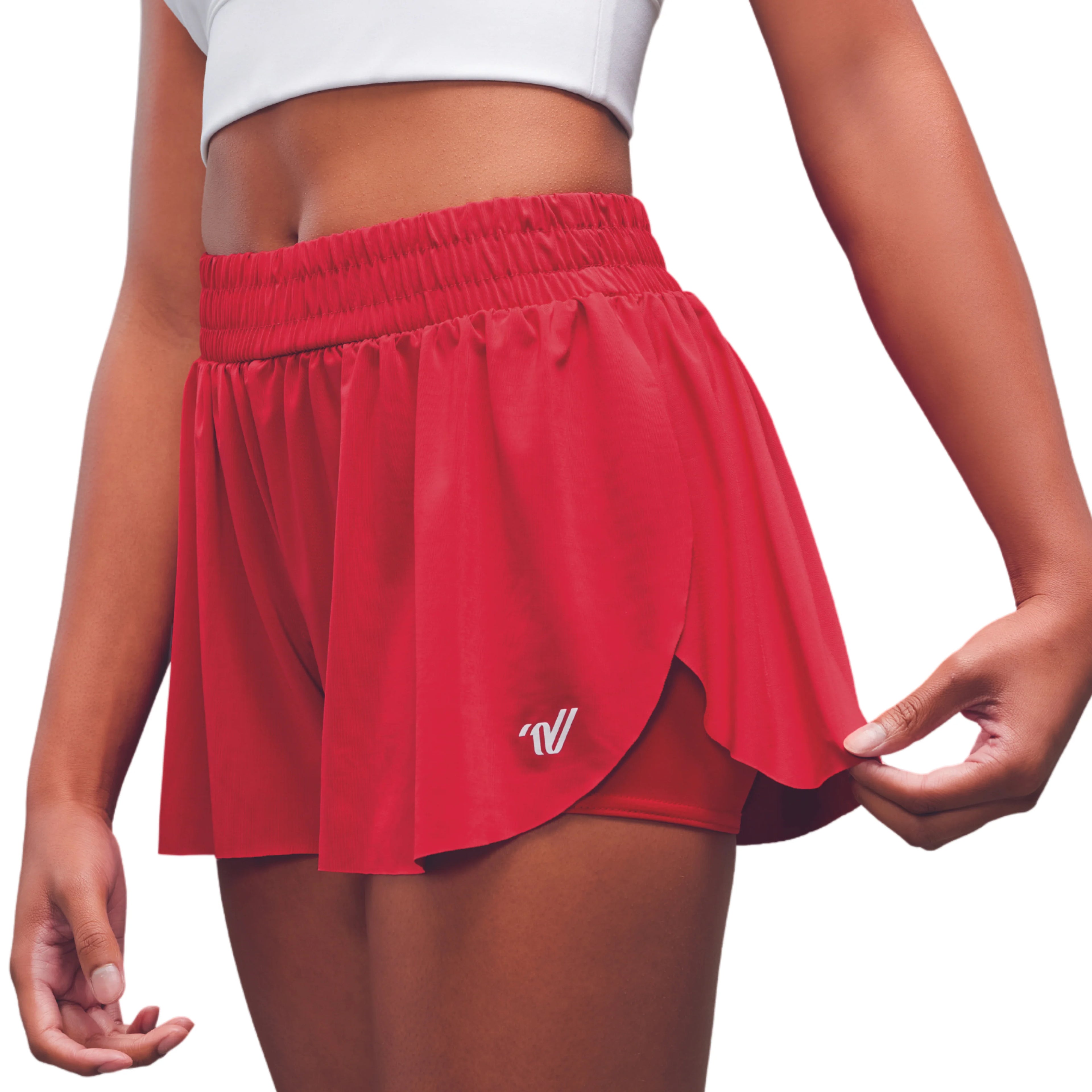 Varsity Fashion Flutter Shorts