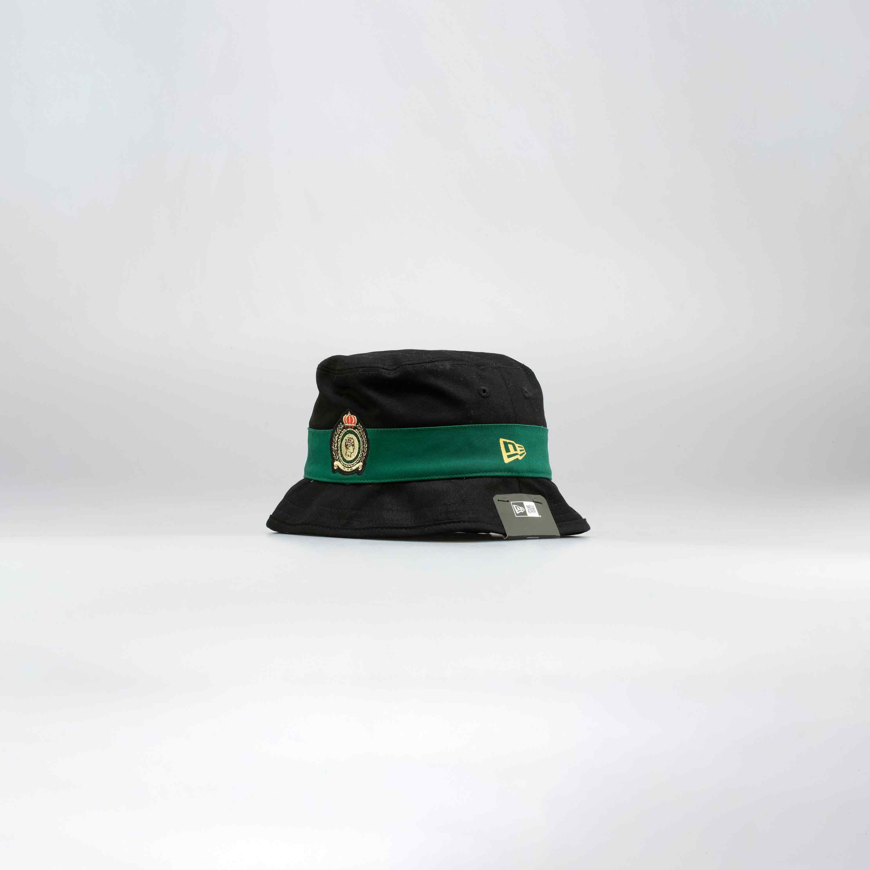 Nice Kicks X New Era Mens Bucket Hat Black Green