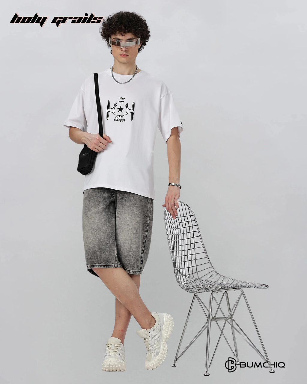 Muse Era White Oversize Tee HG x Bumchiq