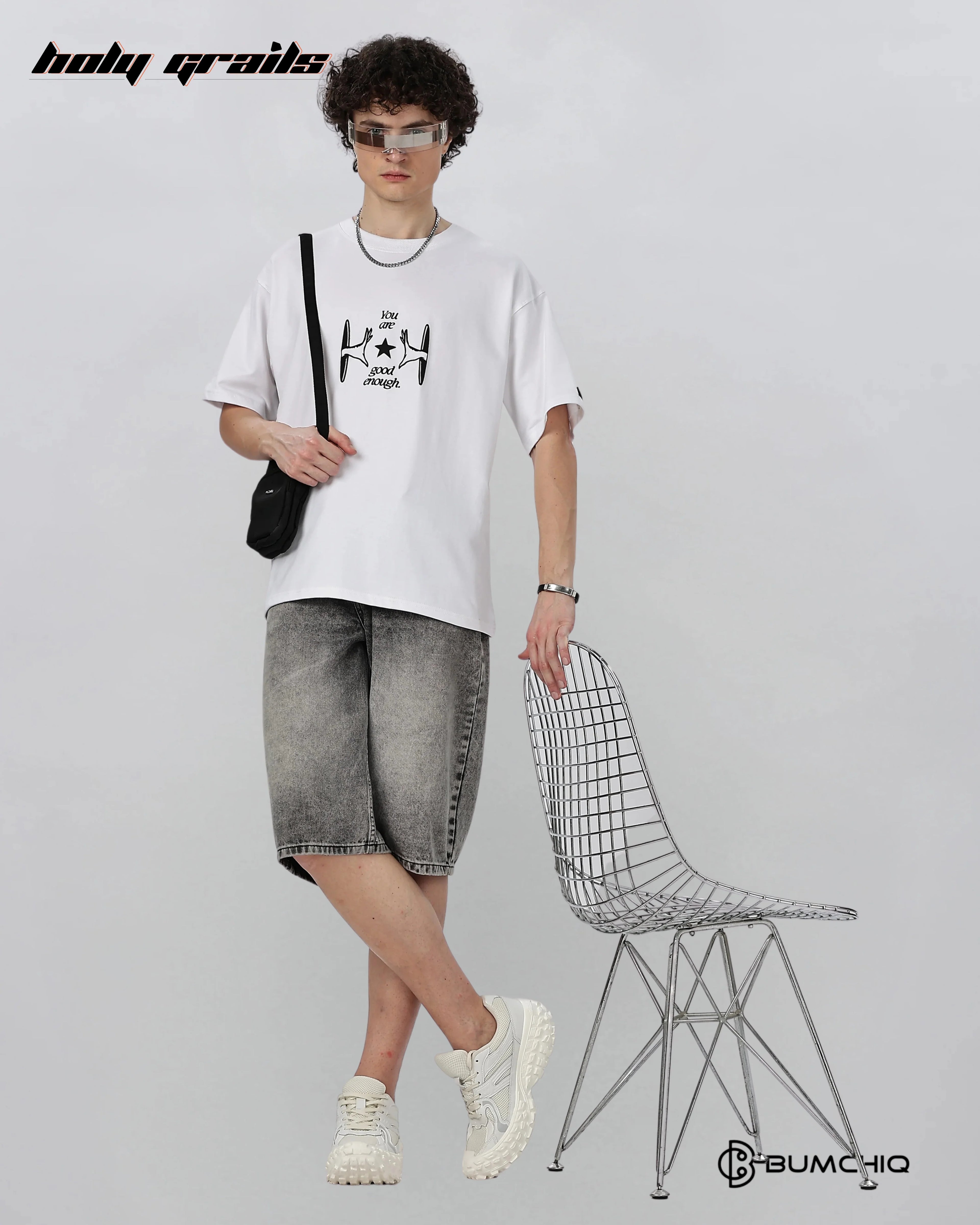 Muse Era White Oversize Tee HG x Bumchiq