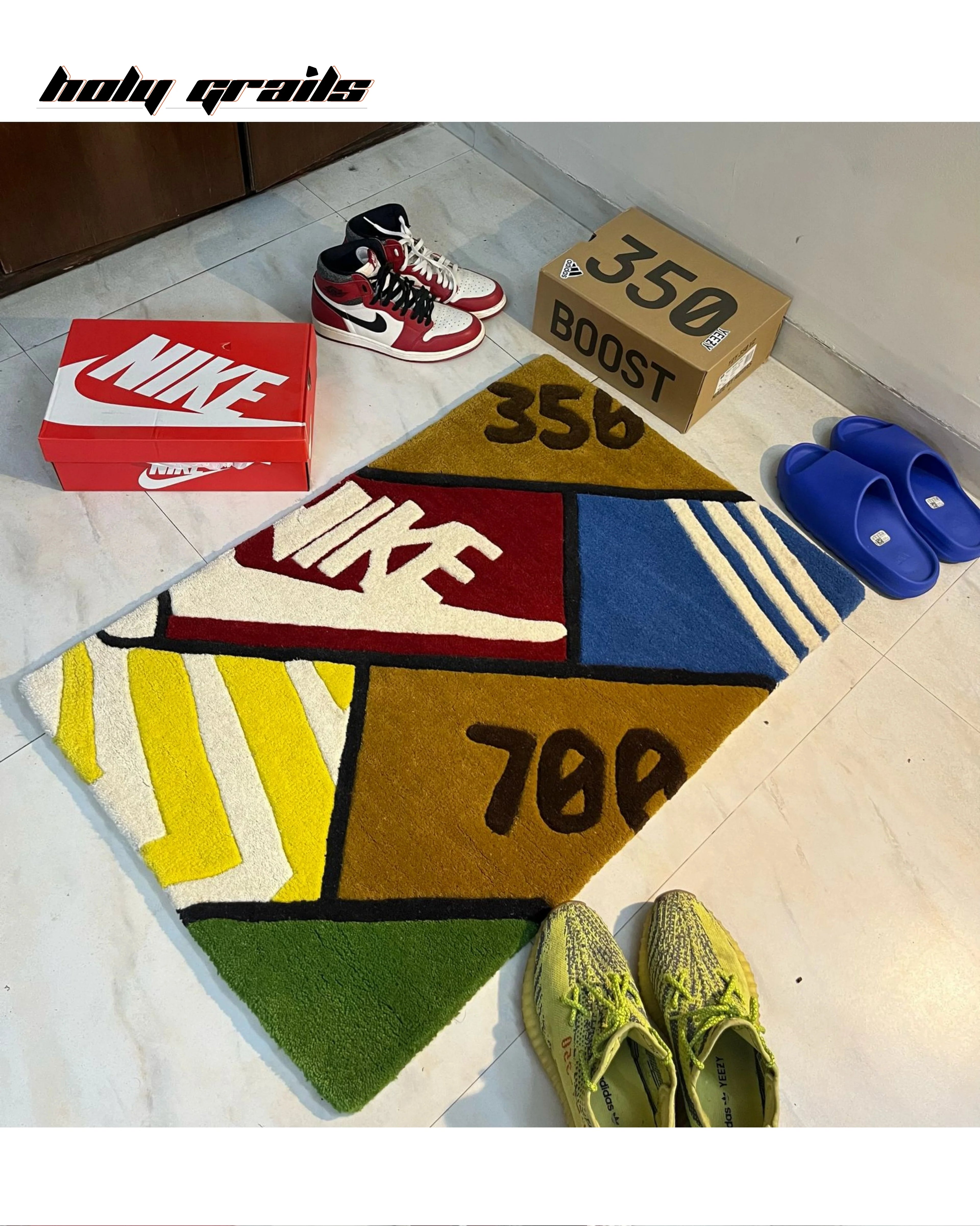 Sneaker Stack Hand Tufted Rug
