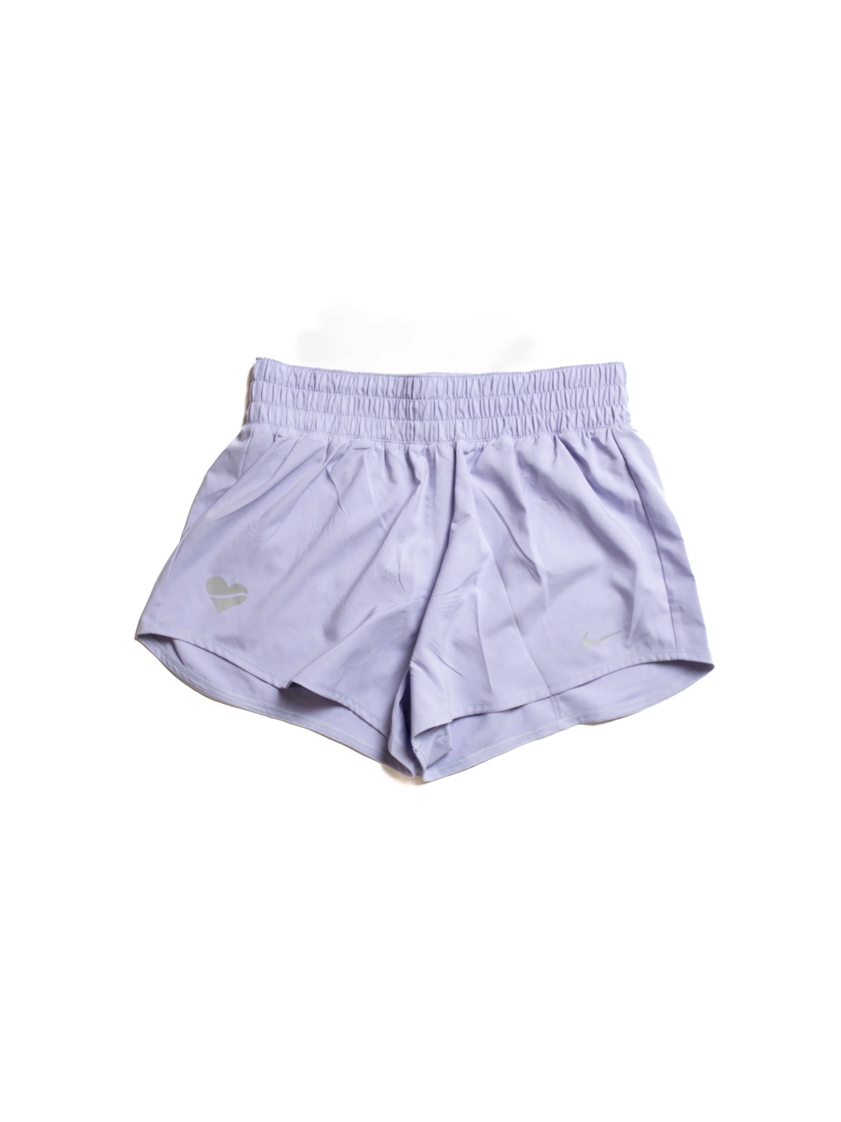 Nike Womens Dri FIT Mid Rise 3 Brief Lined Shorts