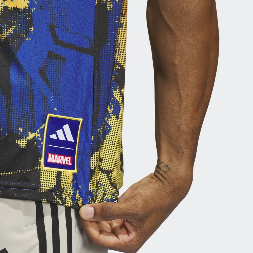 adidas Marvel Atlanta United Aeroready Pre Match Kick Childhood Cancer Jersey