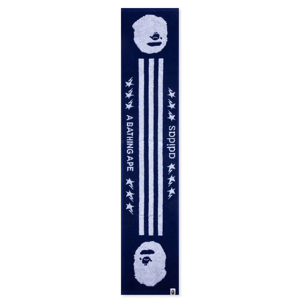 Adidas x BAPE Football Towel Japan Blue
