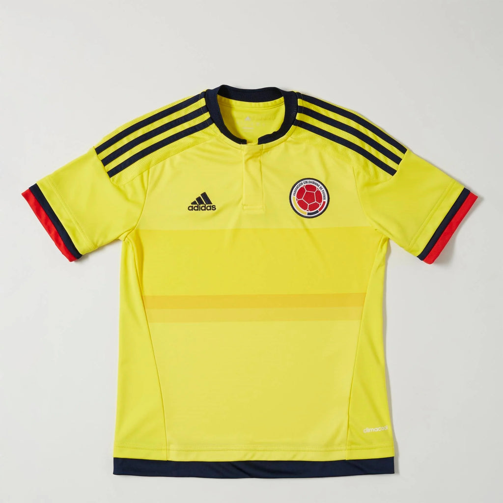 adidas Colombia Home Jersey Youth 15 Yellow
