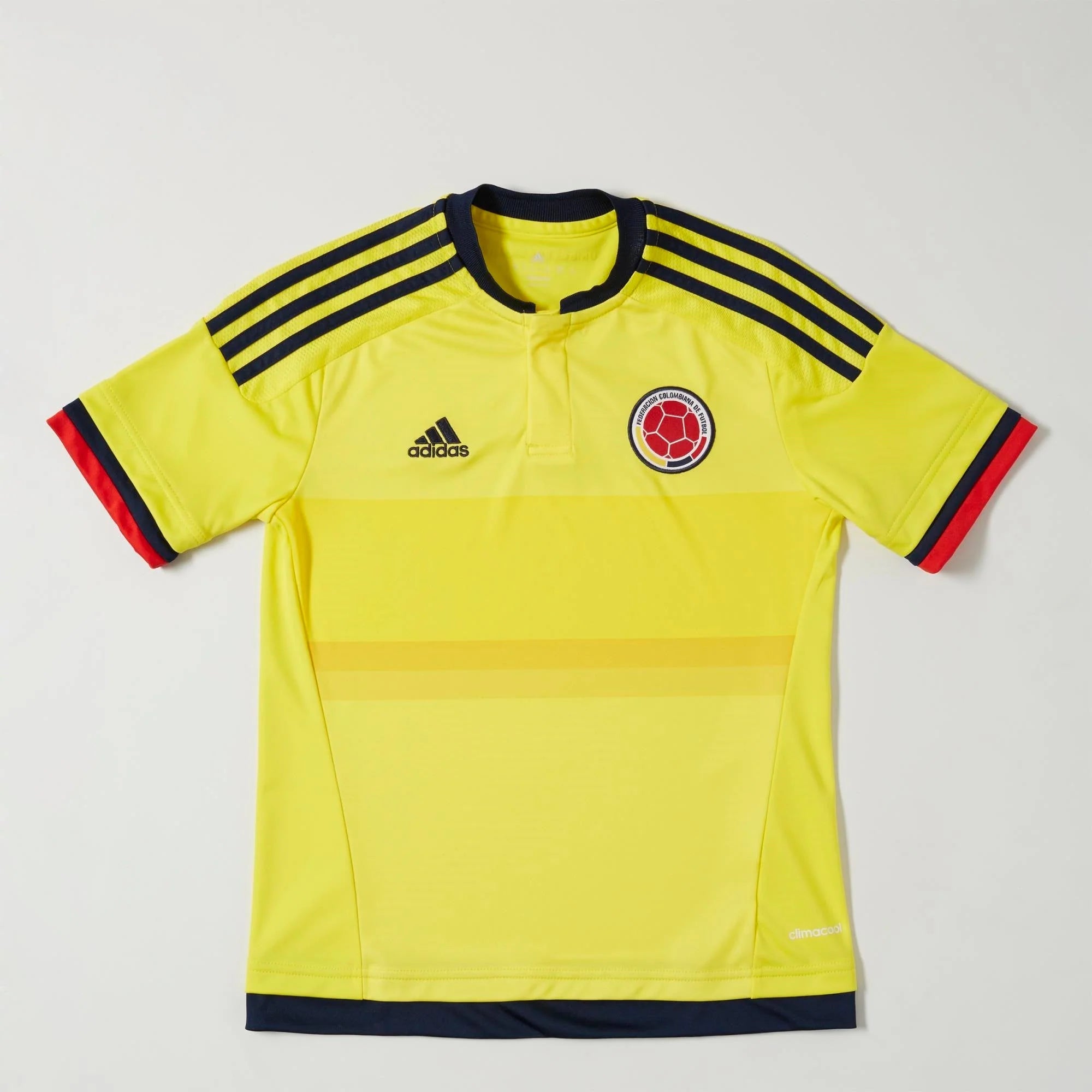 adidas Colombia Home Jersey Youth 15 Yellow