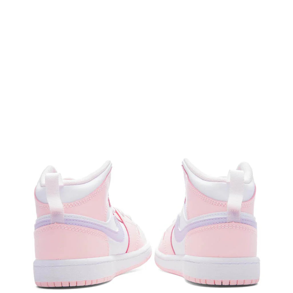 Jordan 1 Mid PS Pink Wash Violet Frost White