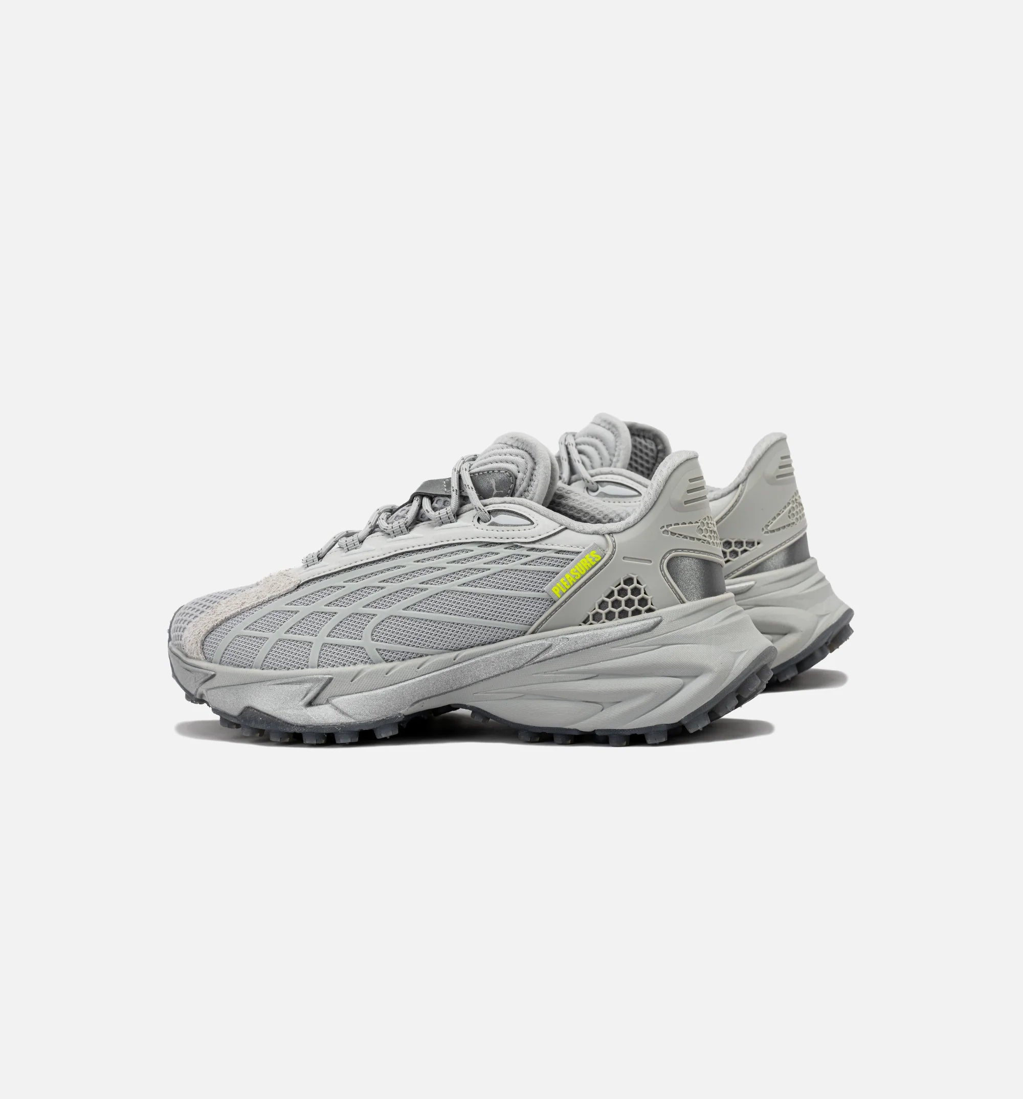 Spirex Pleasures Mens Lifestyle Shoe Glacial Grey Cool Light Grey