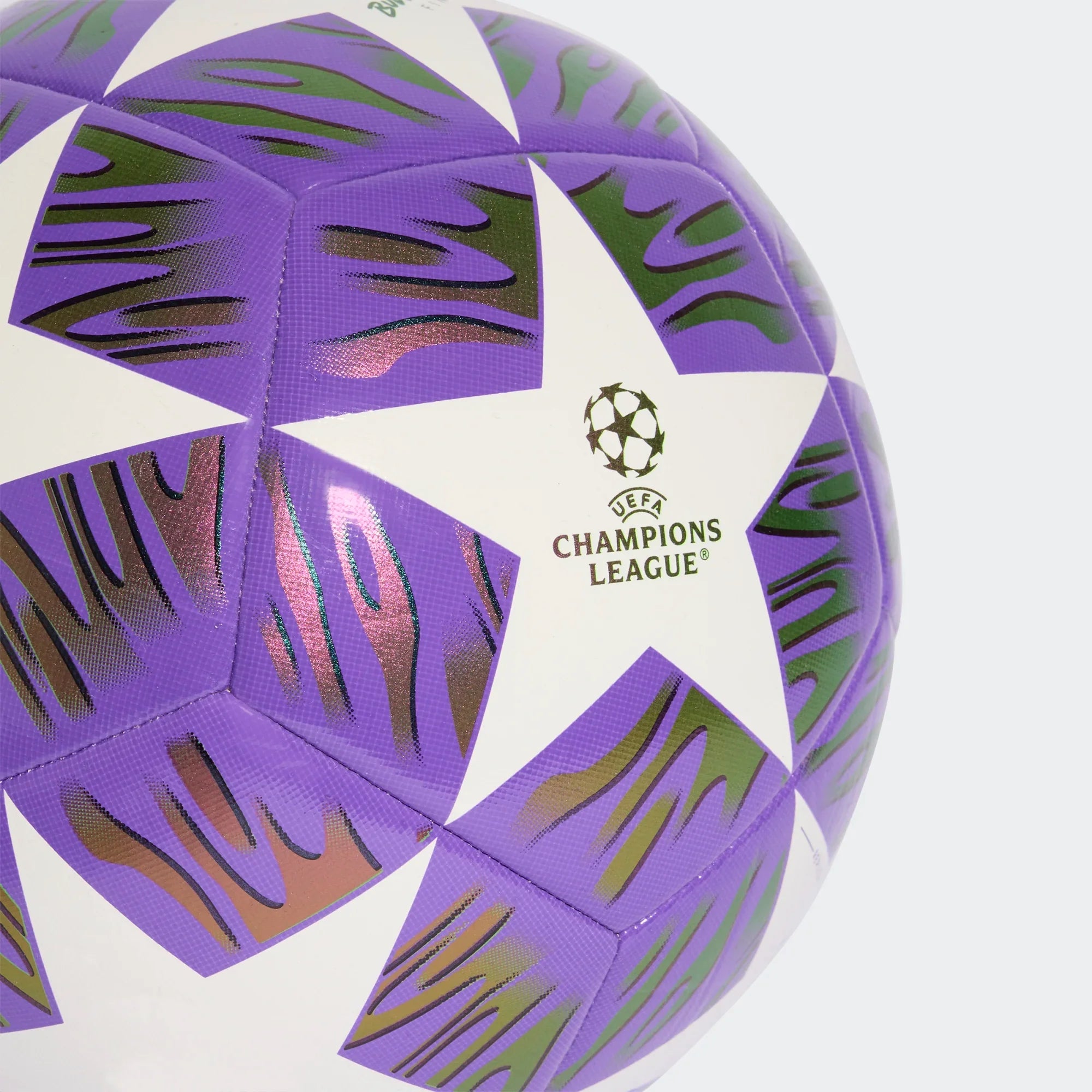 adidas UEFA Champions League Final Training Soccer Ball Purple White