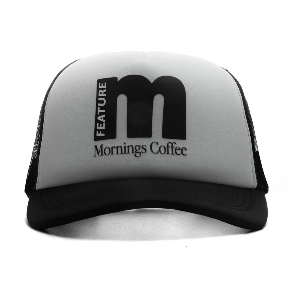 Morning Service Coffee Trucker Black White
