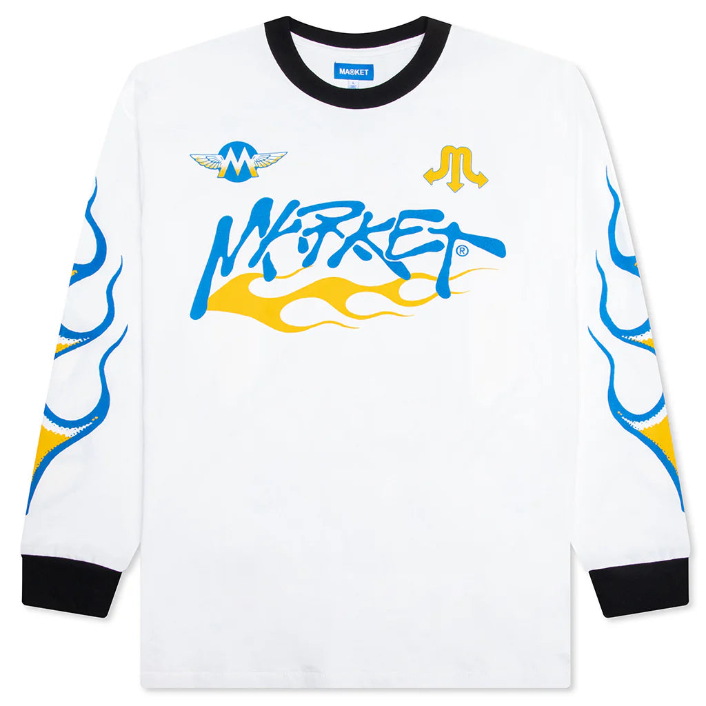 Loud Pipes L S T Shirt White