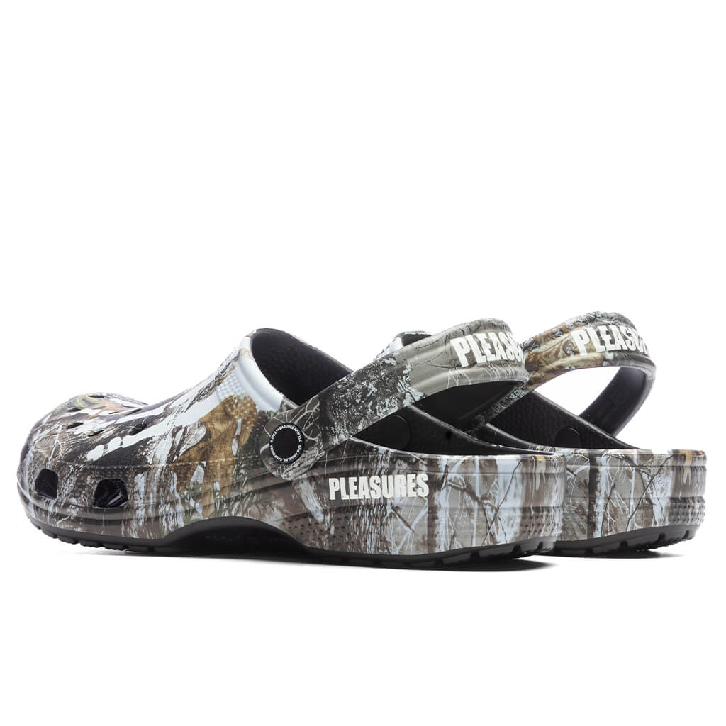 Pleasures x Classic Clog Camo
