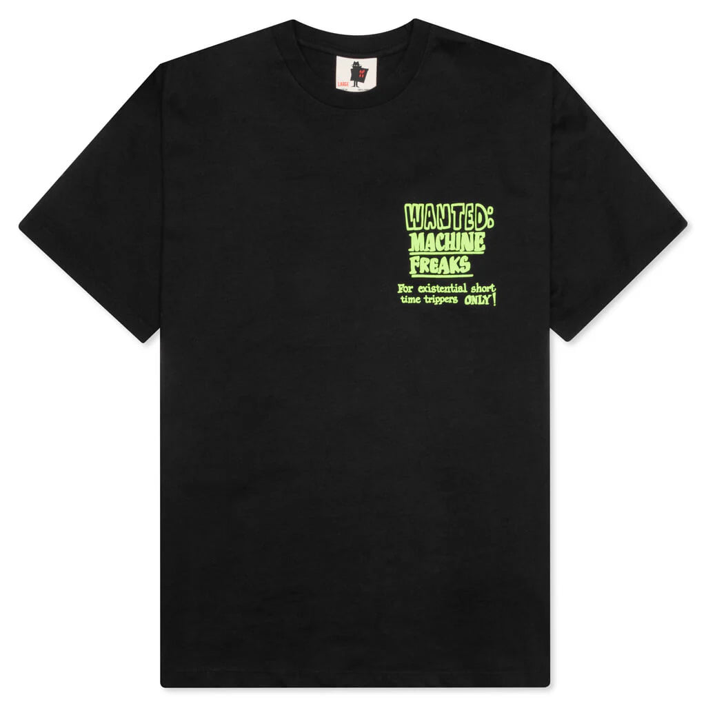 Machine Freaks S S Tee Black