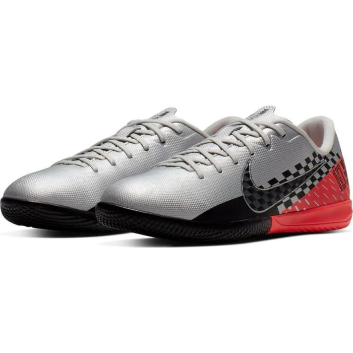 Nike Vapor 13 Academy NJR Youth Indoor Soccer Shoes Chrome Black