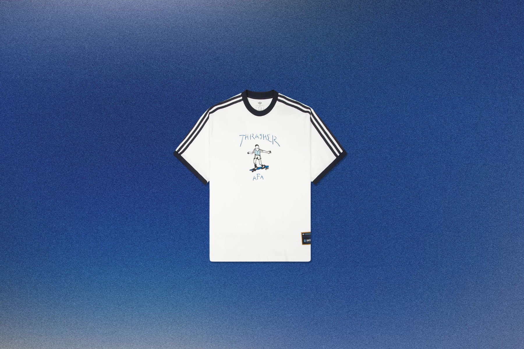 adidas Originals x Thrasher x AFA Argentina Tee 1 Core White