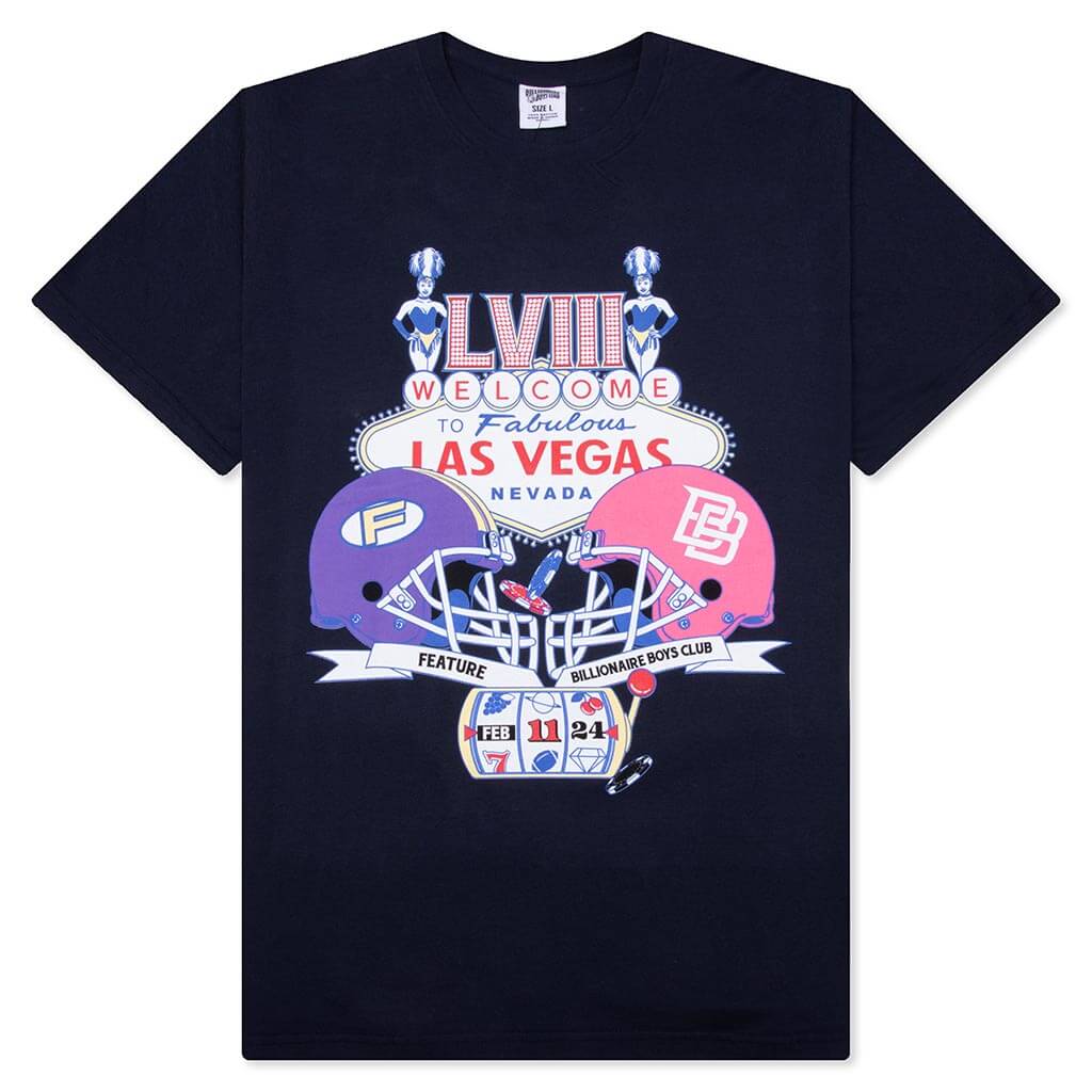 Feature x Billionaire Boys Club Viva Short Sleeve Tee Navy