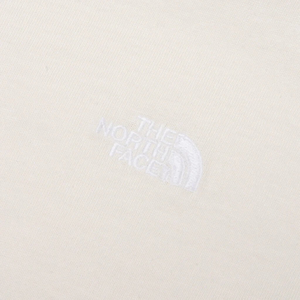 Essential Simple Dome Oversized S S Tee White Dune