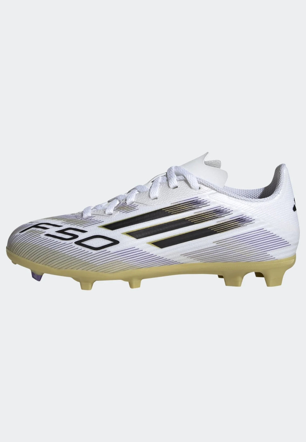 adidas F50 League Firm Multi Ground Boots Kids White Black