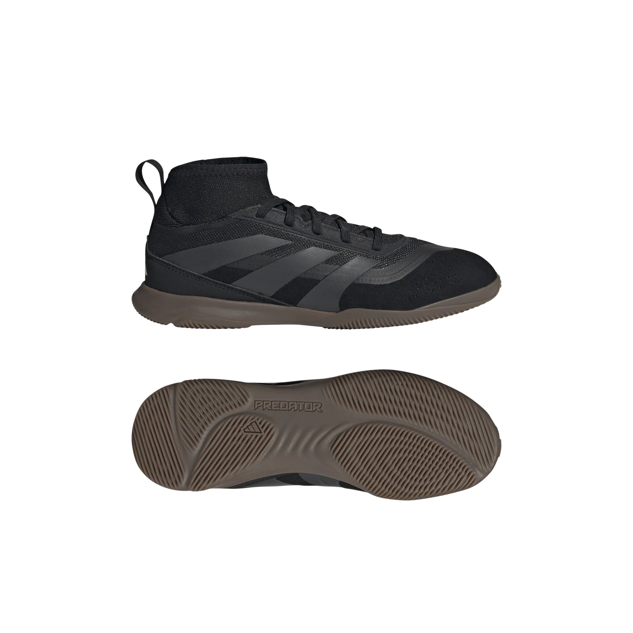 adidas Predator League IN Junior Indoor Soccer Shoes Black Carbon Gold