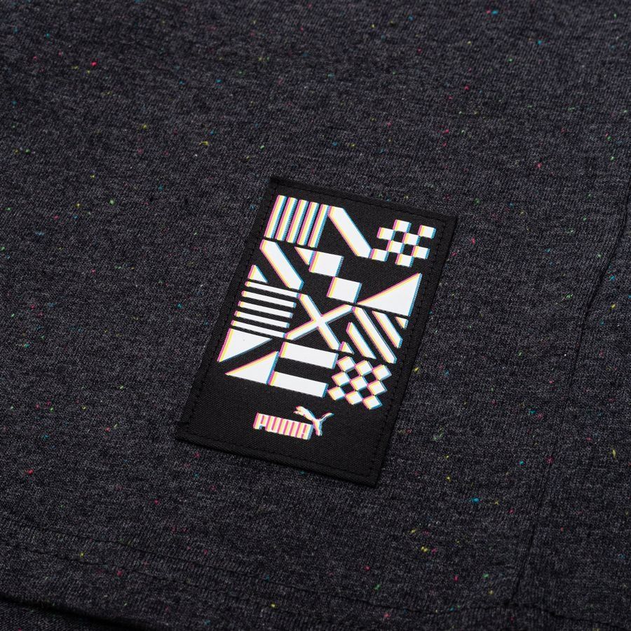 PUMA Italy FTBL Culture Tee Dark Grey Heather Gold