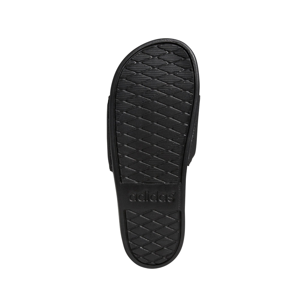 adidas Adilette Comfort Slides Black Silve
