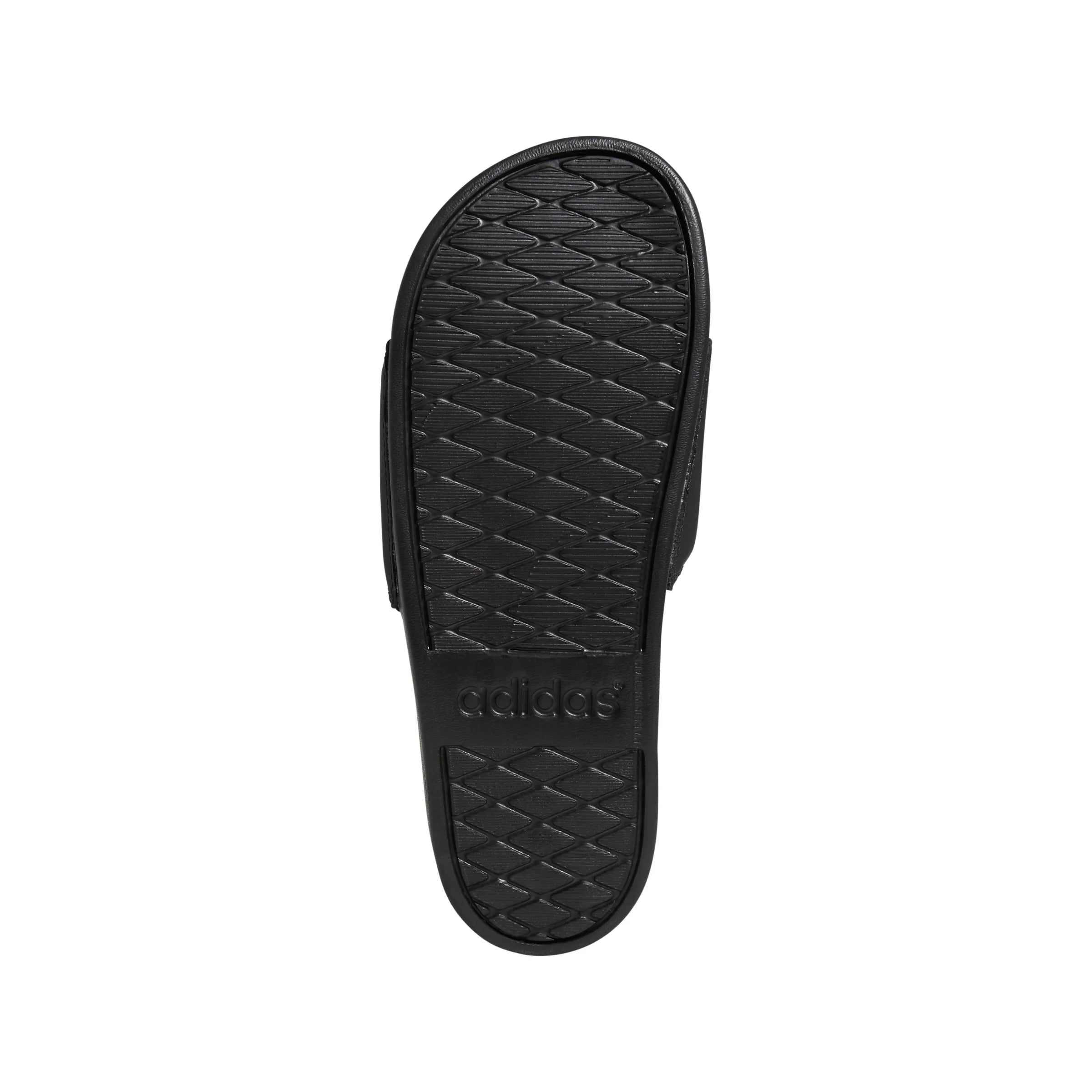 adidas Adilette Comfort Slides Black Silve