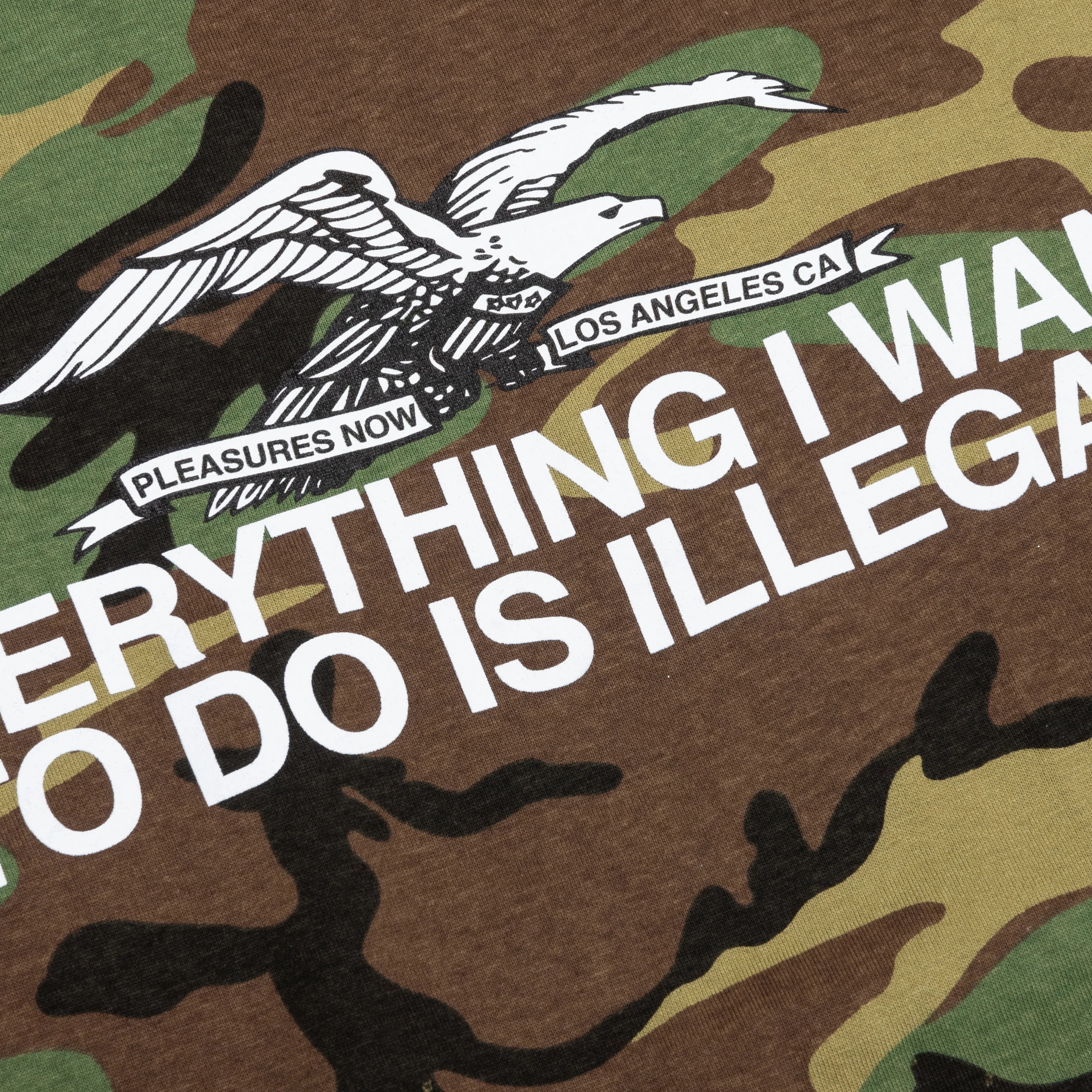 Illegal T Shirt Woodland