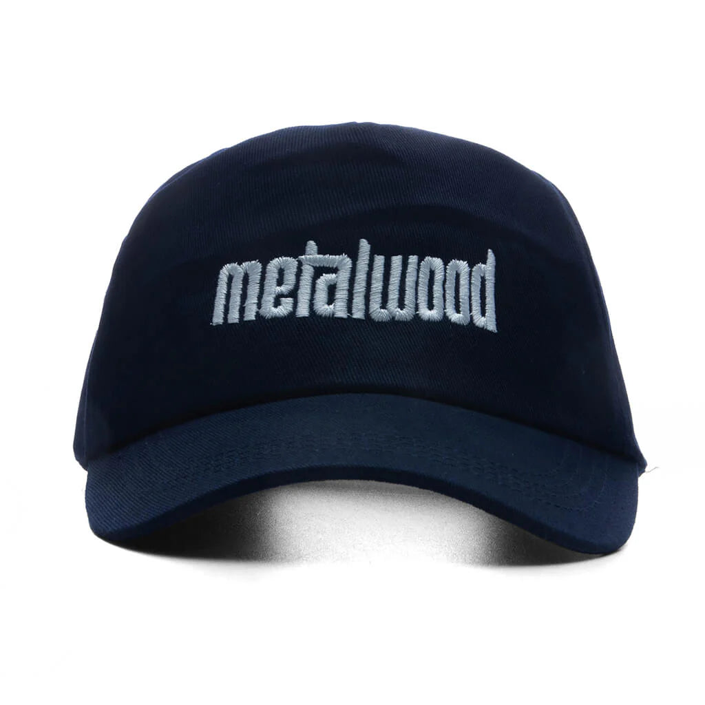 Metal Logo 5 Panel Hat Navy