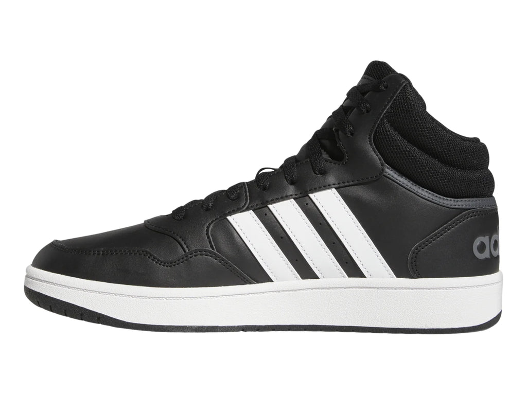 Tenis Adidas Hoops 30 Mid Negro y Blanco para Hombre
