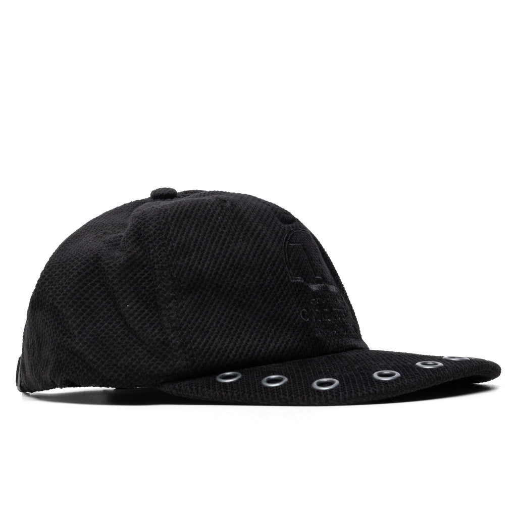 Eyelet Trucker Cap Black