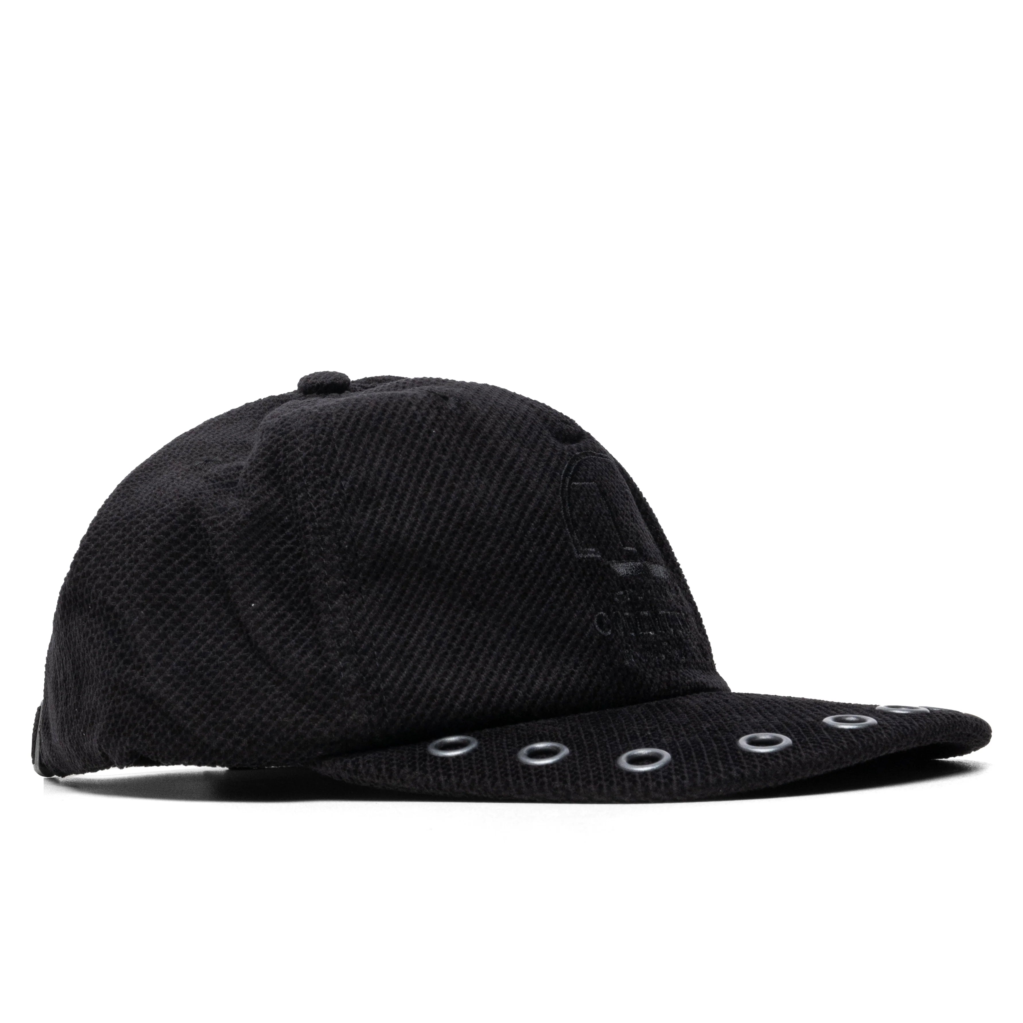 Eyelet Trucker Cap Black