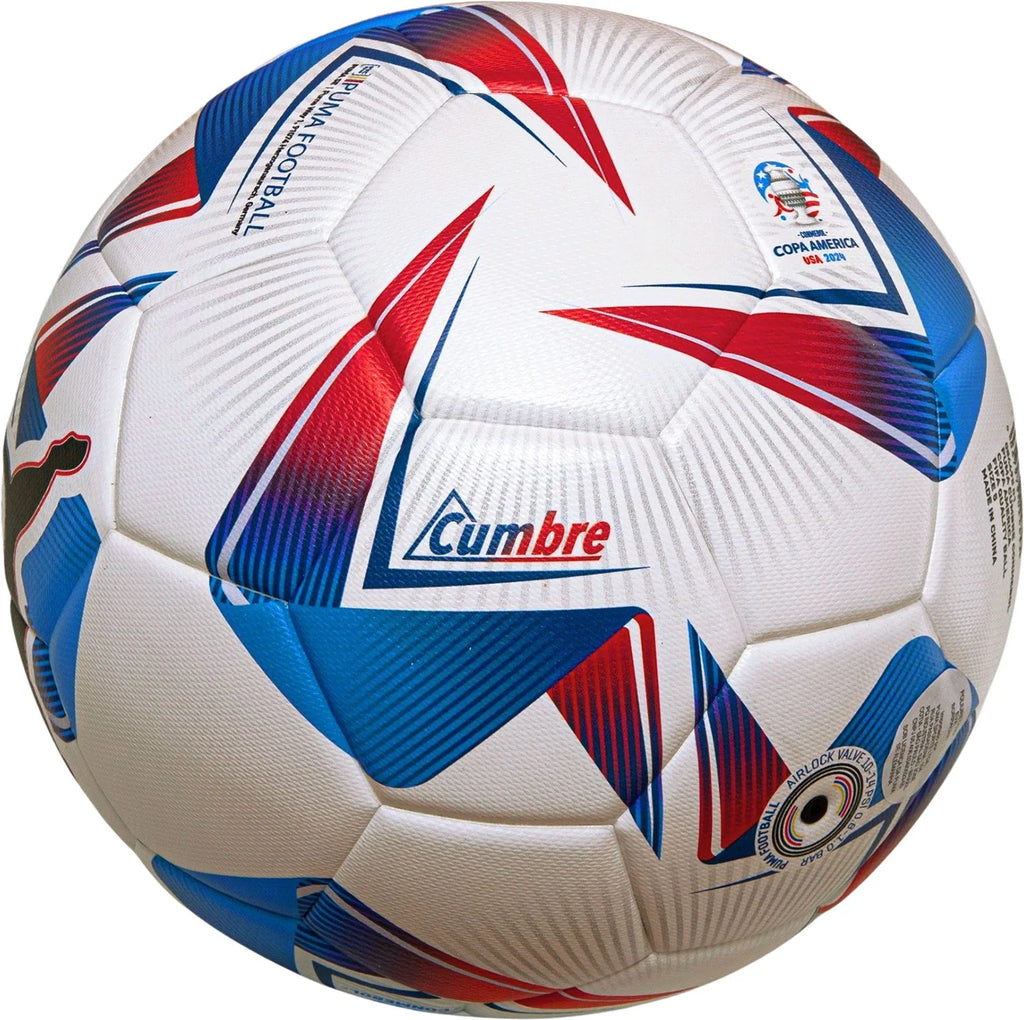 Puma Cumbre Conmebol Copa America FIFA Quality Soccer Ball White Multi Color