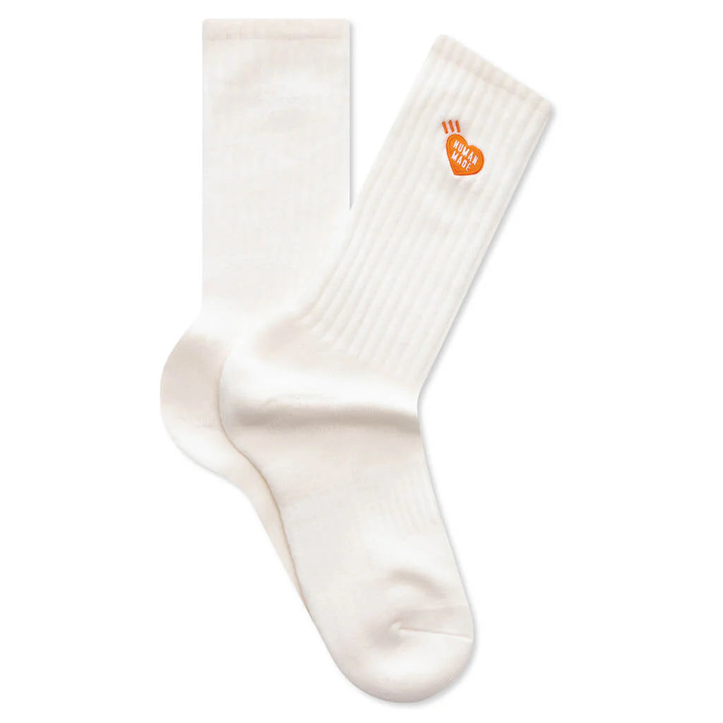Pile Socks White