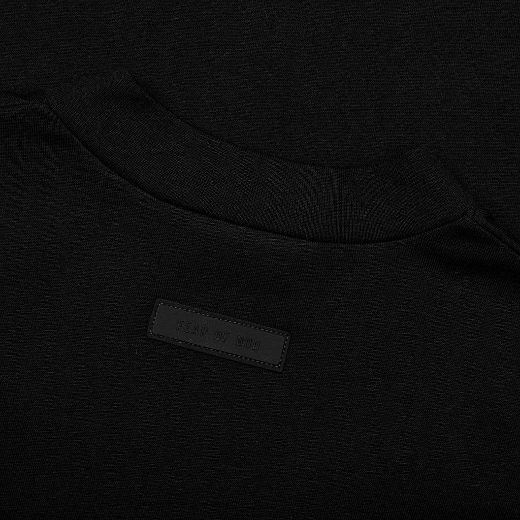 V Neck T Shirt Jet Black