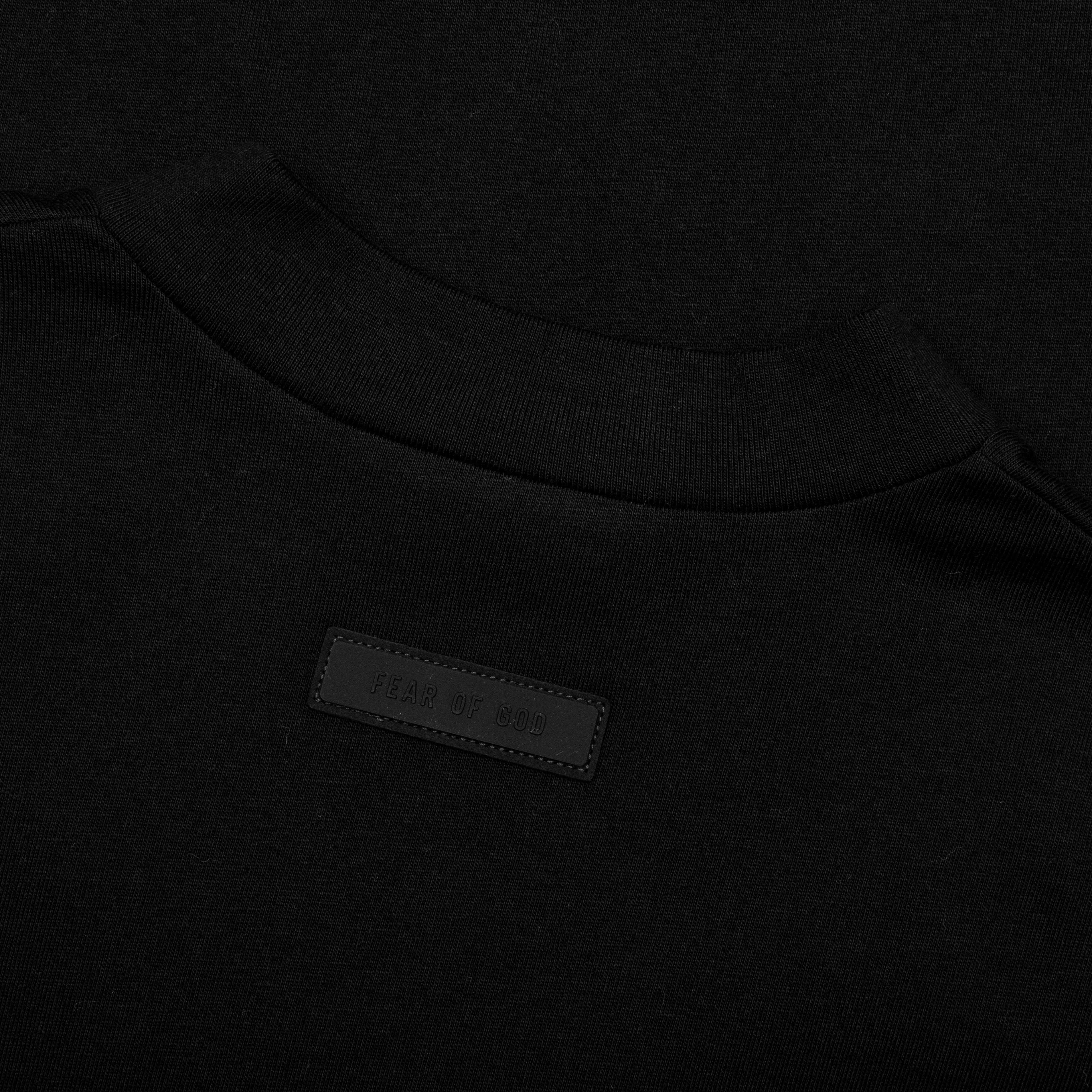 V Neck T Shirt Jet Black