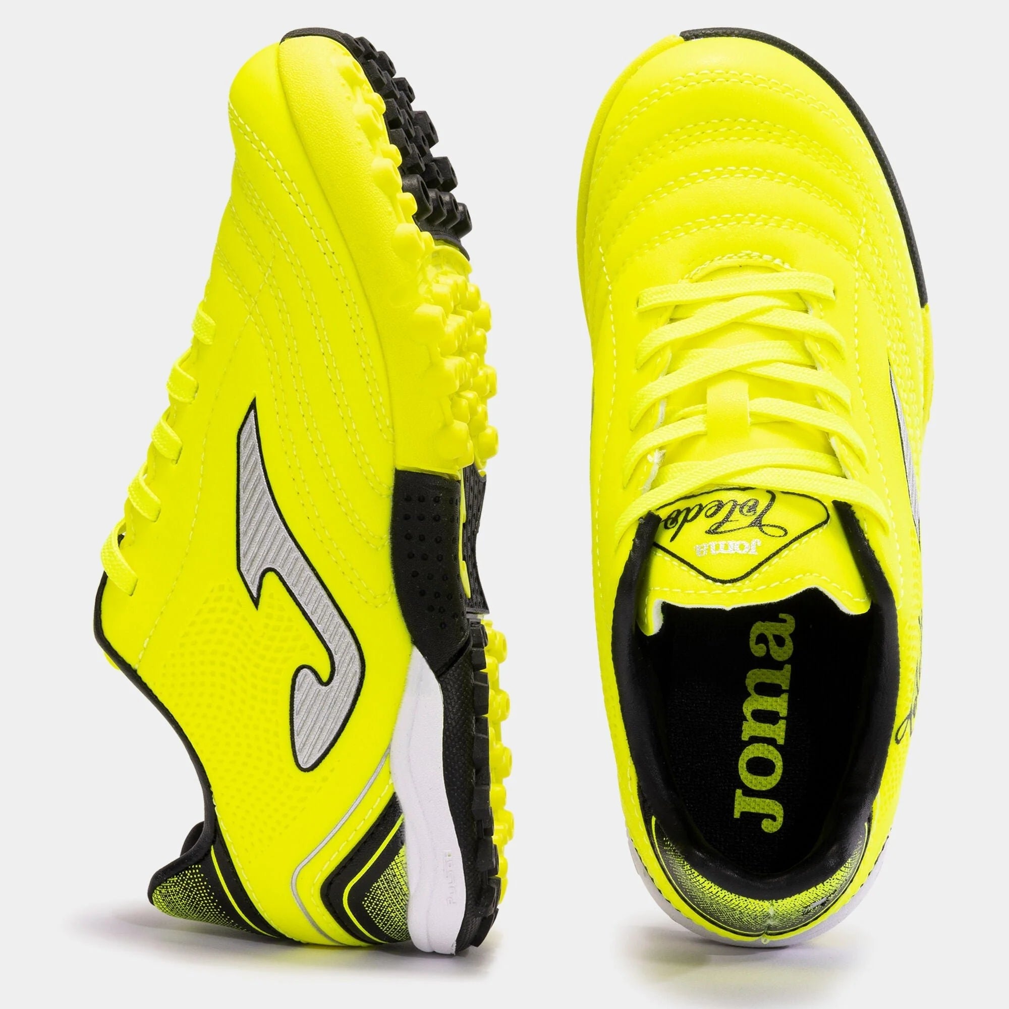 Joma Toledo JR 2309 TF Turf Youth Soccer Cleats Lemon Fluo