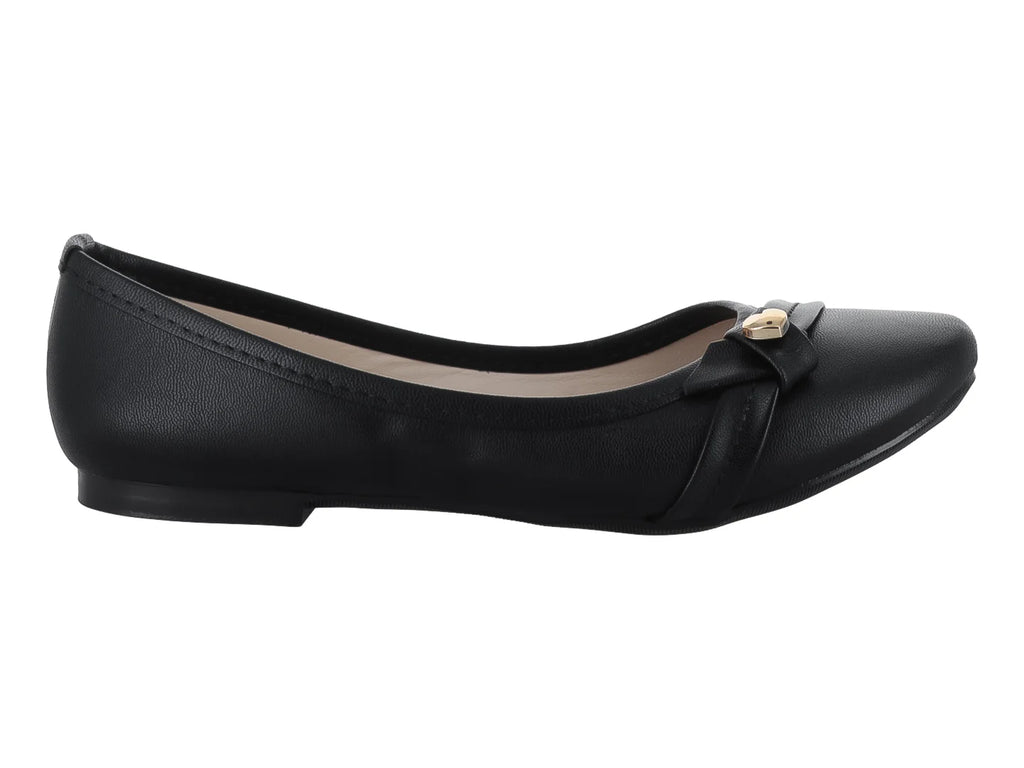 Zapatos Planos Luna Rosa Negro para Mujer
