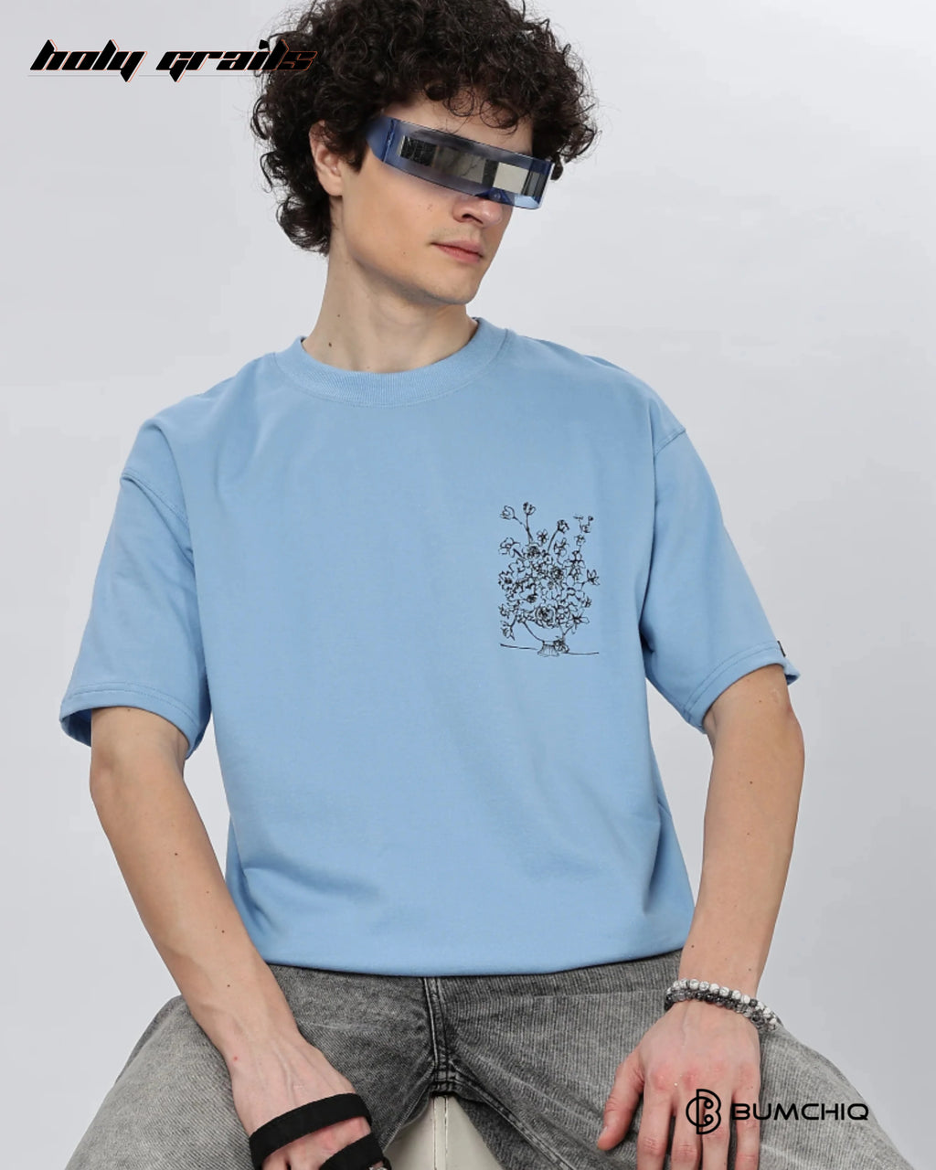 The Journey Blue Oversize Tee HG x Bumchiq