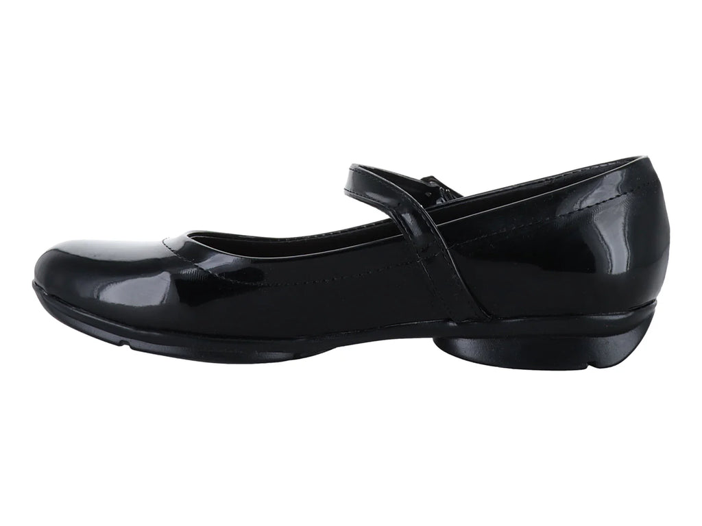 Zapatos Planos de Charol Negro Mauri Valero para Mujer