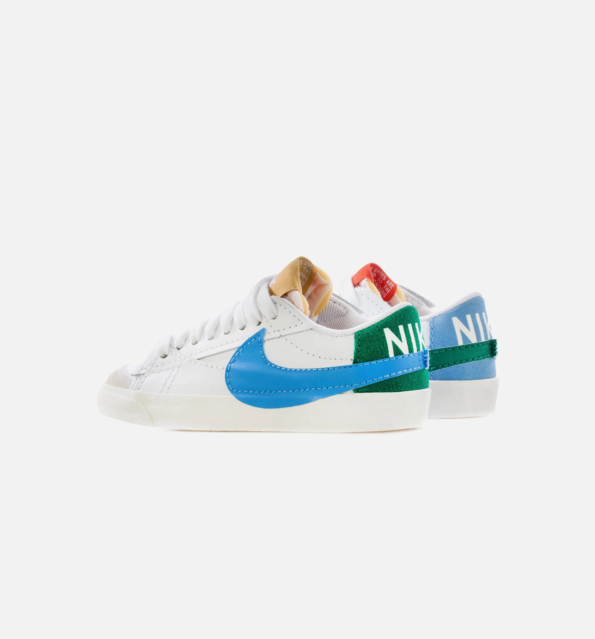 Blazer Low Jumbo Mismatch Womens Lifestyle Shoe White Green Blue