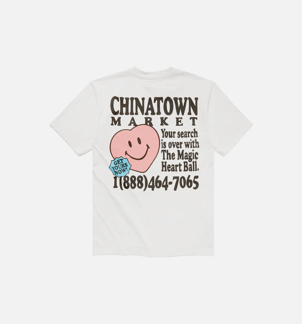 Smiley Fortune Ball Soul Mate Mens Shirt White
