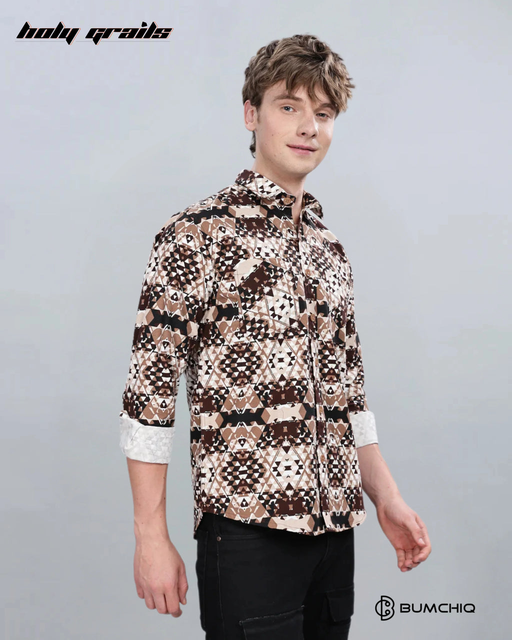 Cream Abstractix Overshirt HG x Bumchiq
